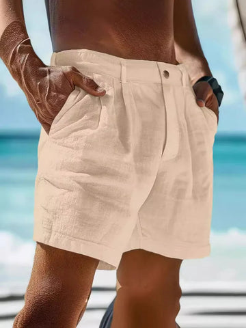 Linnen Korte Broek Heren Jonas - Ademend, Lichtgewicht, Regular Fit, 6 Kleuren 0