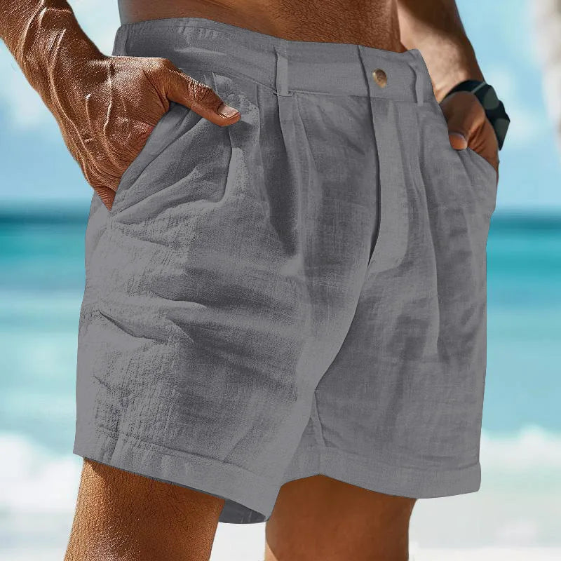 Linnen Korte Broek Heren Jonas - Ademend, Lichtgewicht, Regular Fit, 6 Kleuren 2