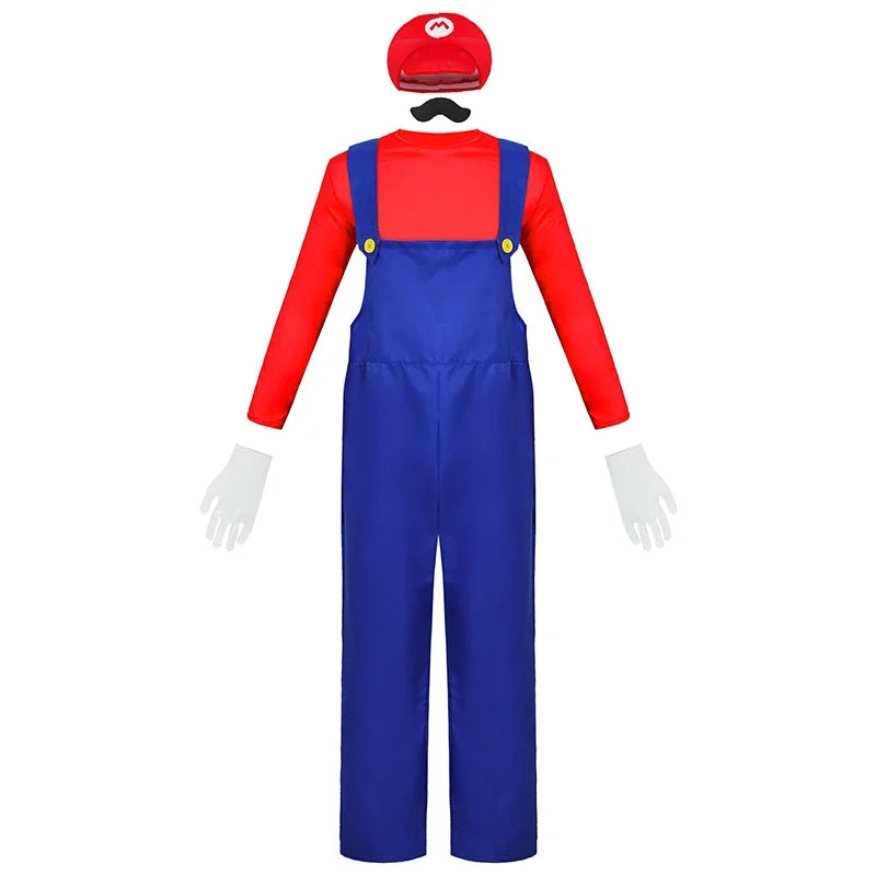 PixelPlay Groene Loodgieter Kostuum – Cosplay Outfit met Hoed & Handschoenen