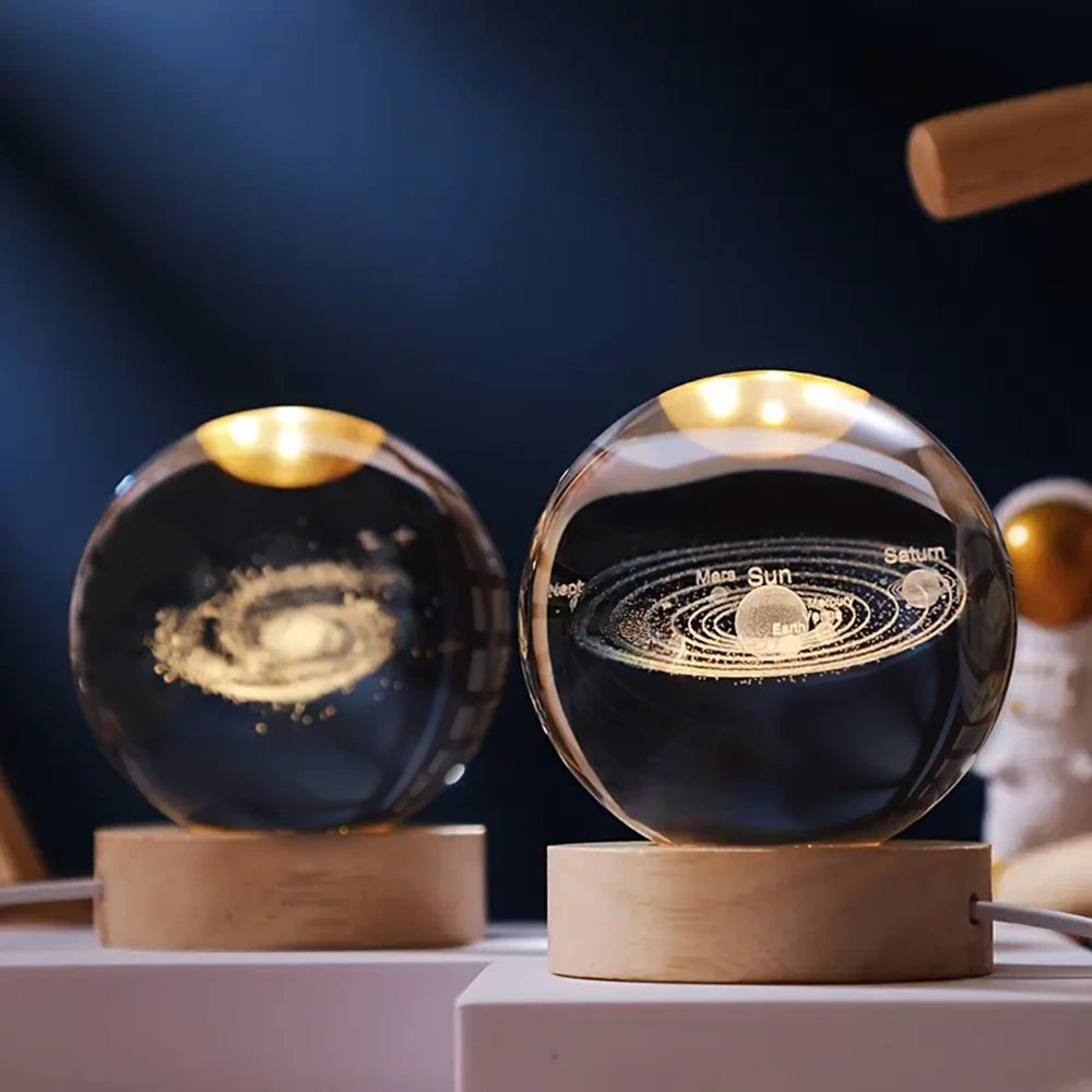 Luminous Crystal Ball – Magical 3D Engraved Ambient Light for Home Decoration