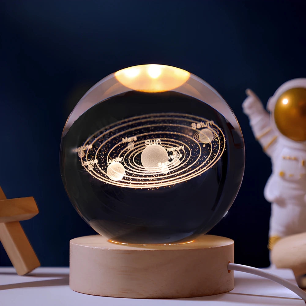 Luminous Crystal Ball – Magical 3D Engraved Ambient Light for Home Decoration