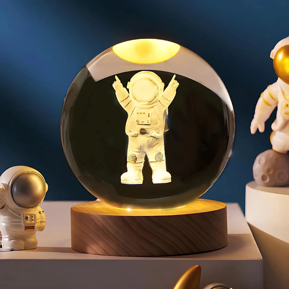 Luminous Crystal Ball – Magical 3D Engraved Ambient Light for Home Decoration