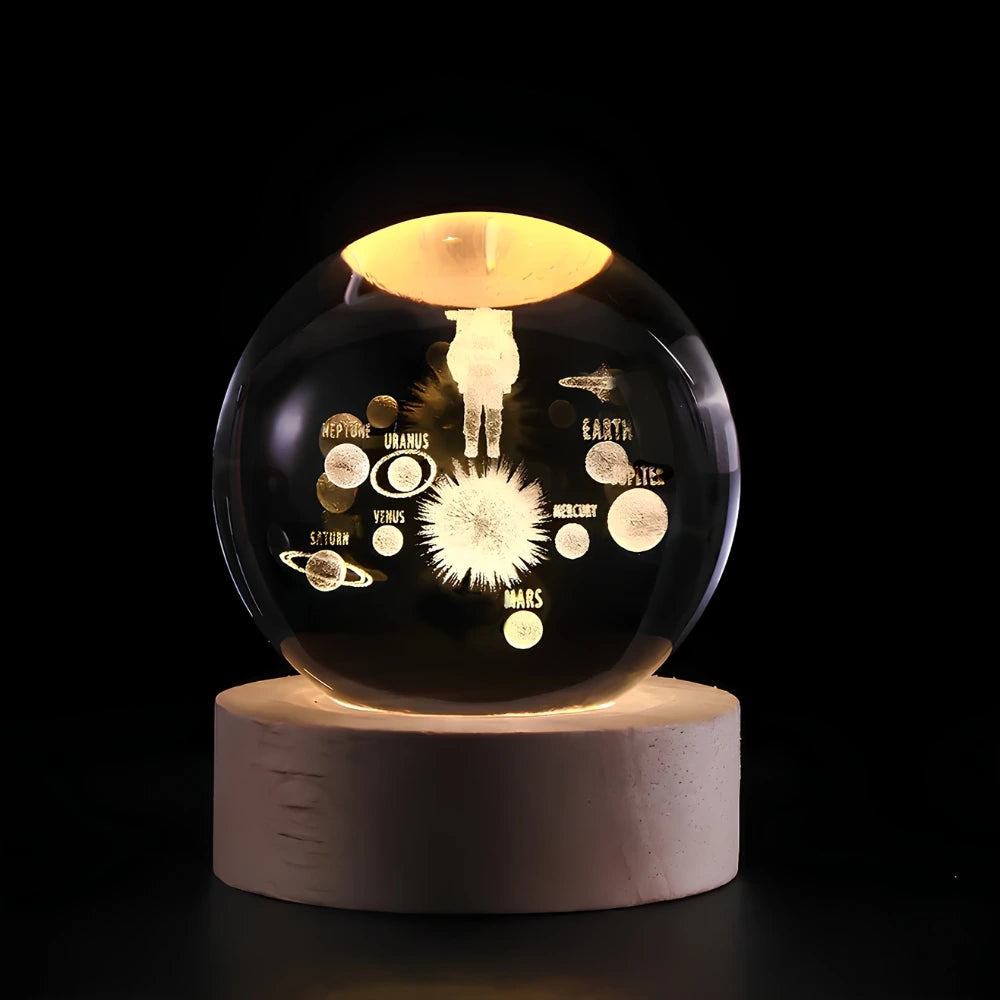 Luminous Crystal Ball – Magical 3D Engraved Ambient Light for Home Decoration
