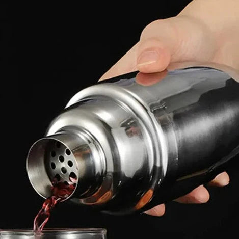 MixologyMaster Conxunto de cócteles – Conxunto de 10 pezas de shakers de aceiro inoxidable para barra de casa
