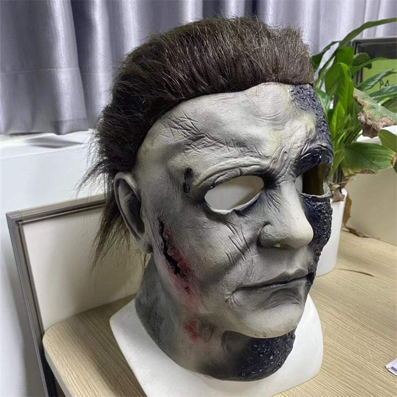 HalloweenMask – Máscara de látex espeluznante – Accesorio de disfraz de Halloween