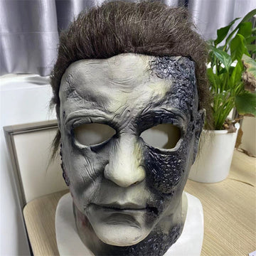HalloweenMask – Máscara de látex espeluznante – Accesorio de disfraz de Halloween
