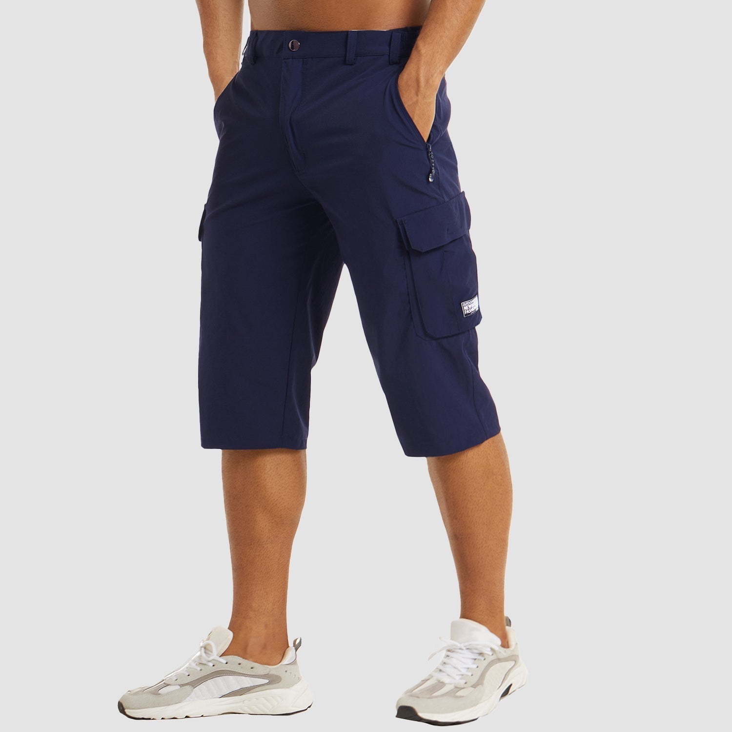 Revalki Heren Snel Drogende Cargo Shorts
