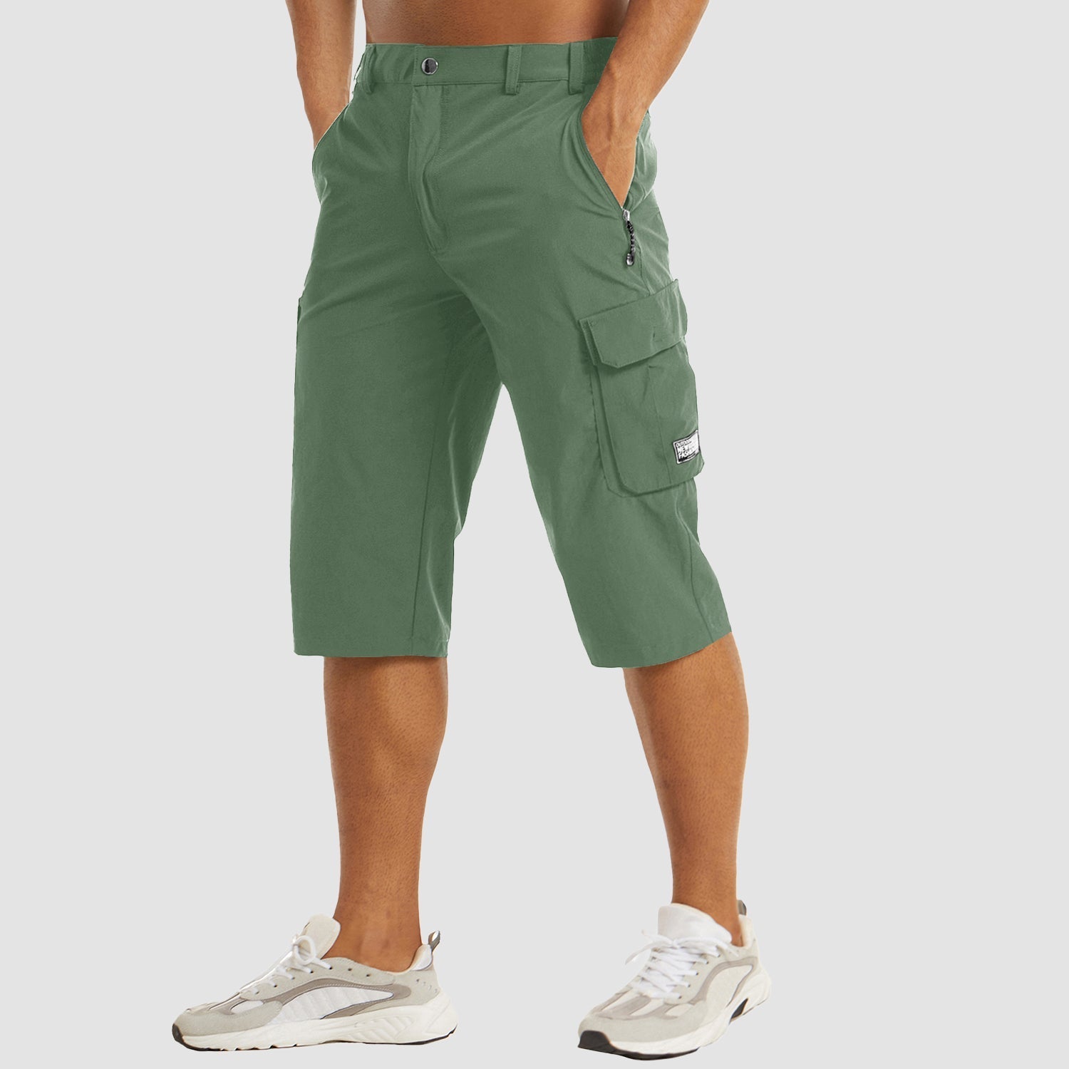 Revalki Heren Snel Drogende Cargo Shorts
