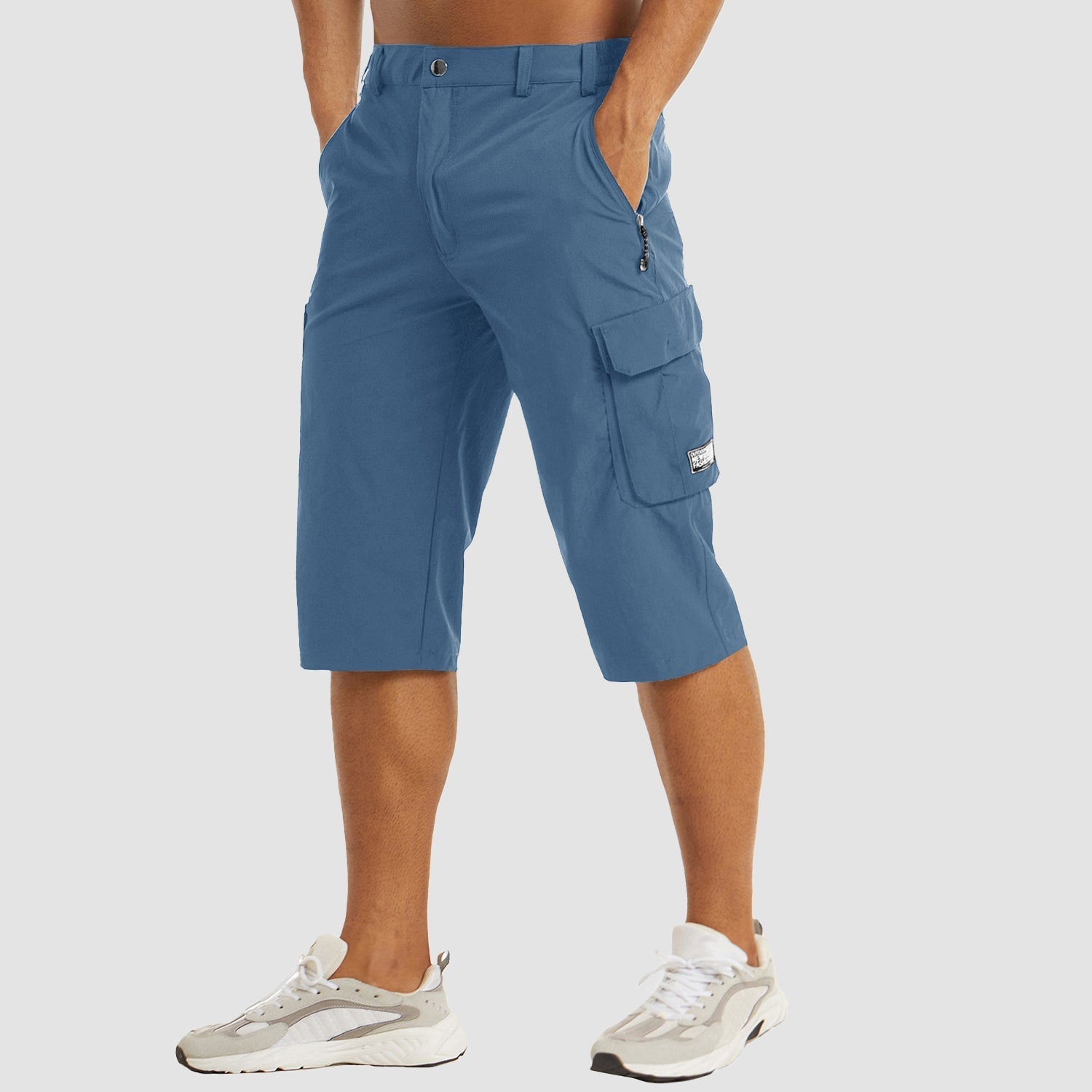 Revalki Heren Snel Drogende Cargo Shorts