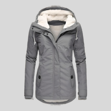 Maggie | Lange Waterdichte Winterjas met Capuchon en Warme Voering