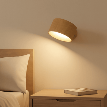 Wall Lamp Wireless – Rechargeable, Dimmable & Adjustable Light Color with Remote Control