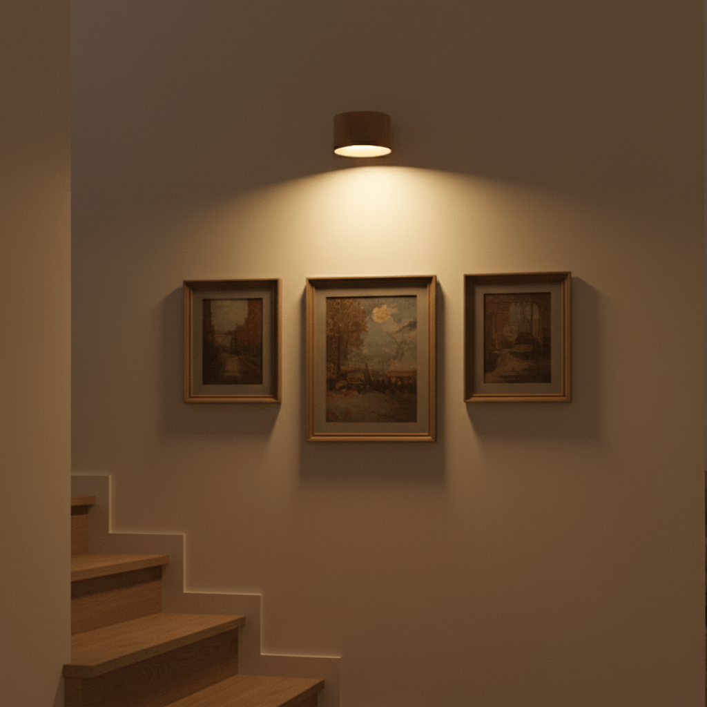 Wall Lamp Wireless – Rechargeable, Dimmable & Adjustable Light Color with Remote Control