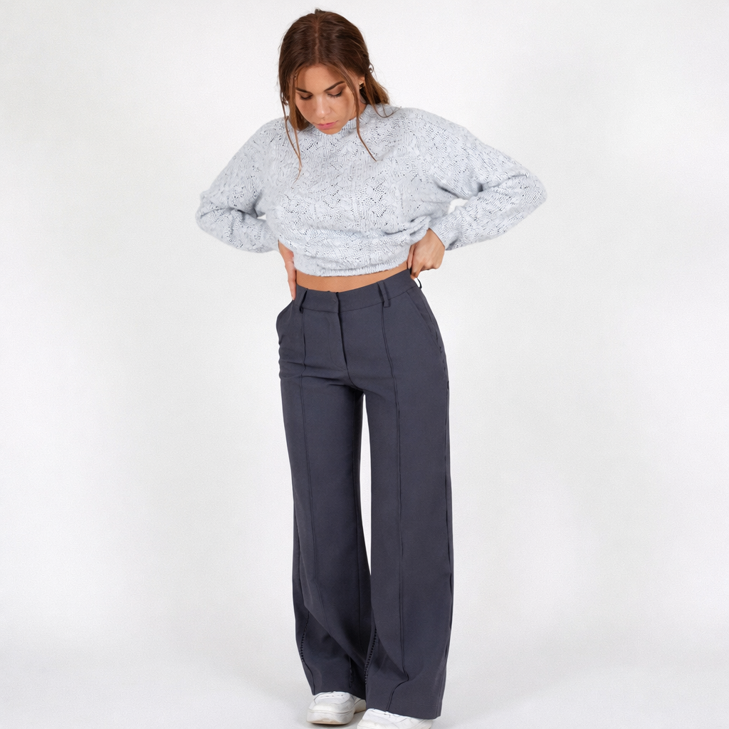 Mason | Stijlvolle Hoge Taille Broek Dames 5