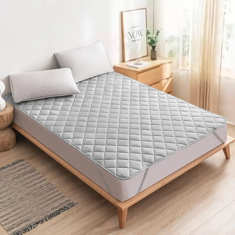 Matratzenschoner aus 100 % Polyester, waschbar, elastisch, für alle Matratzenarten 0