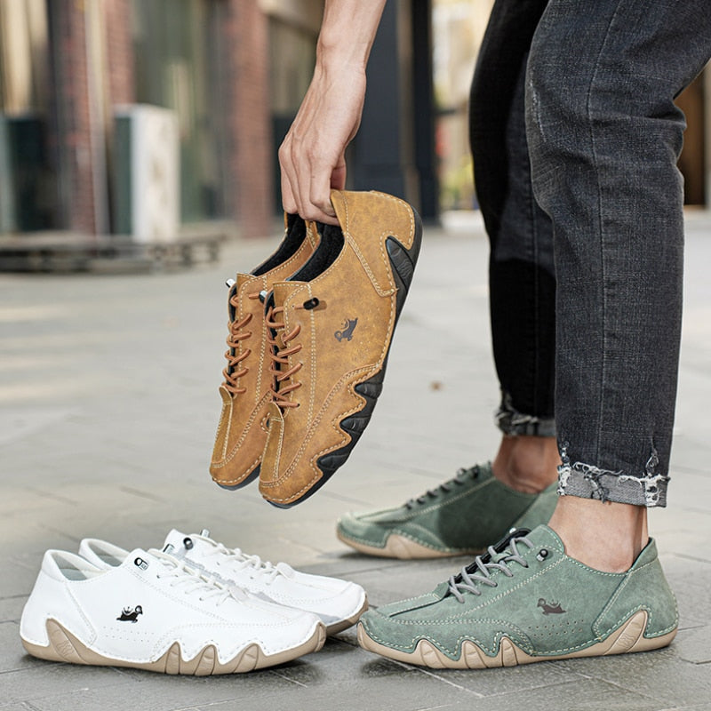 UltraShoe – Comfortabele Leerlook Schoenen Met Flexibele Bewegingsvrijheid