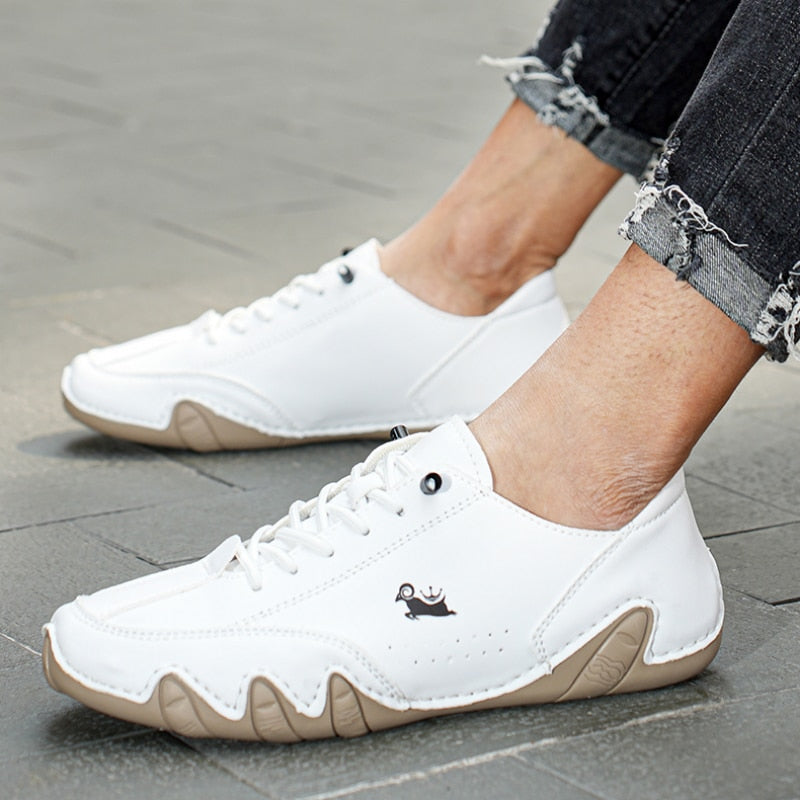 UltraShoe – Comfortabele Leerlook Schoenen Met Flexibele Bewegingsvrijheid