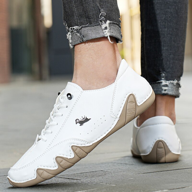 UltraShoe – Comfortabele Leerlook Schoenen Met Flexibele Bewegingsvrijheid