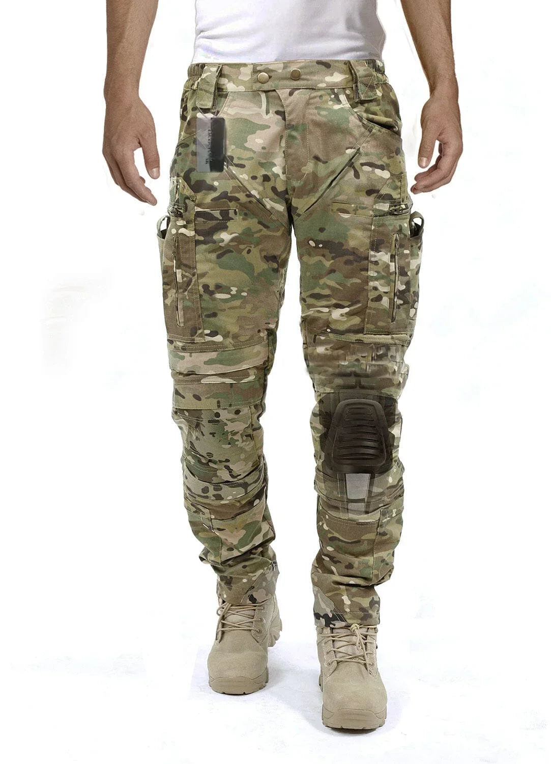 Men's Cargo Trousers with Knee Protection – Tobias 1