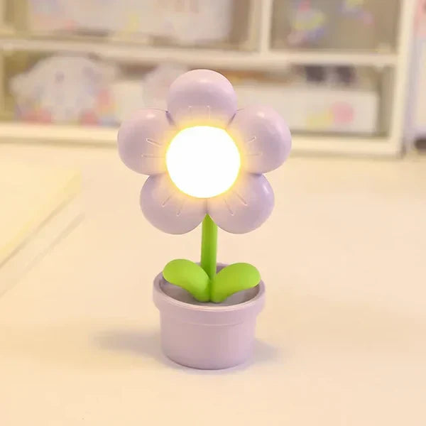 BlossomGlow Kleine Bloem Rustgevende Tafellamp - Sfeervolle Verlichting