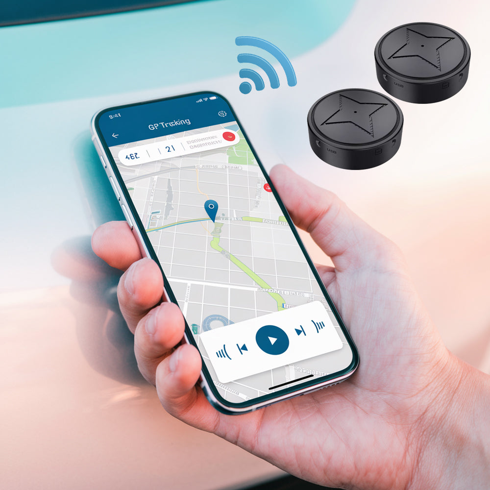 GeoGuard – Mini rastreador GPS magnético – Localización en tempo real