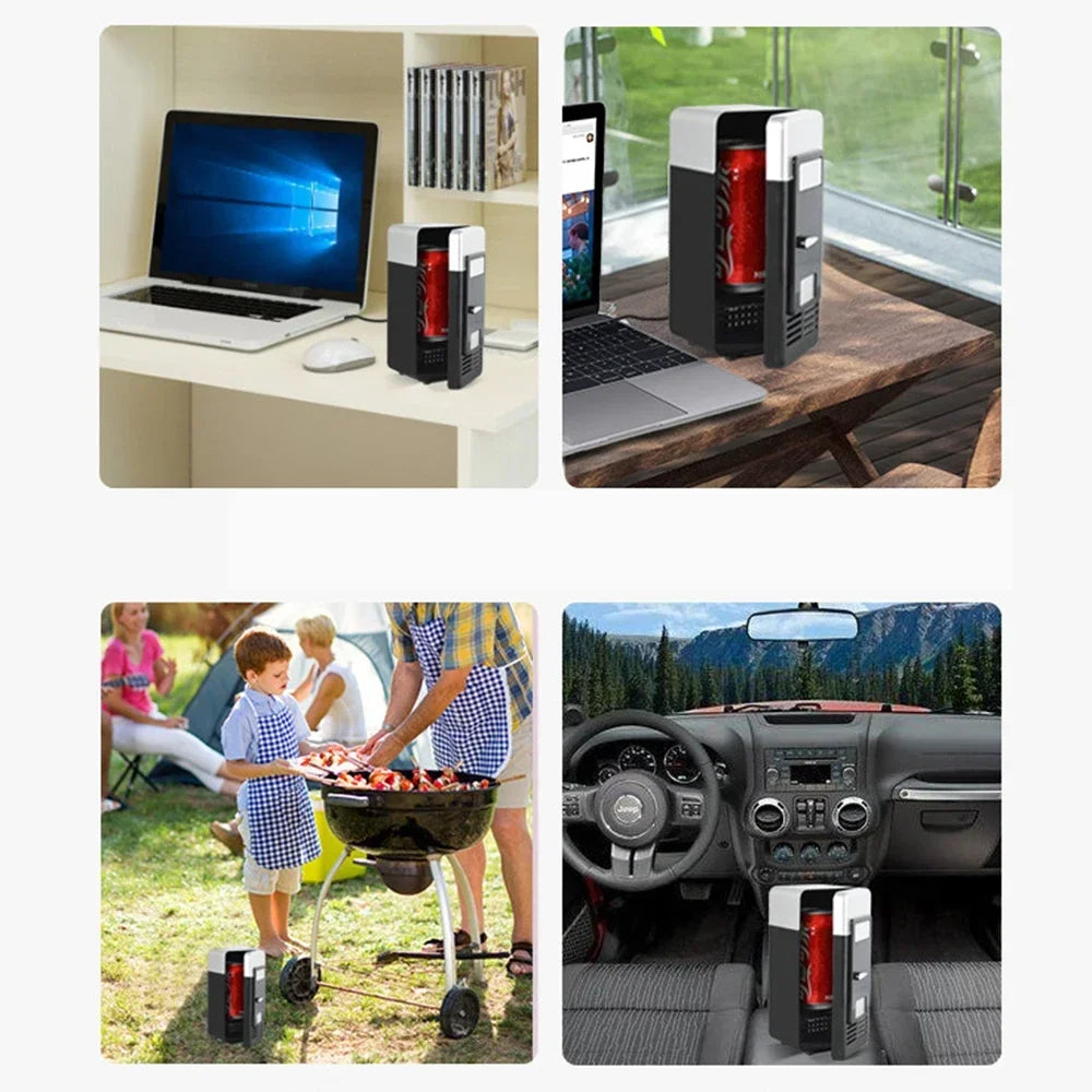 Mini Kühlschrank für Getränke – Tragbarer USB Cooler, Kompakt und Ideal für Unterwegs 4