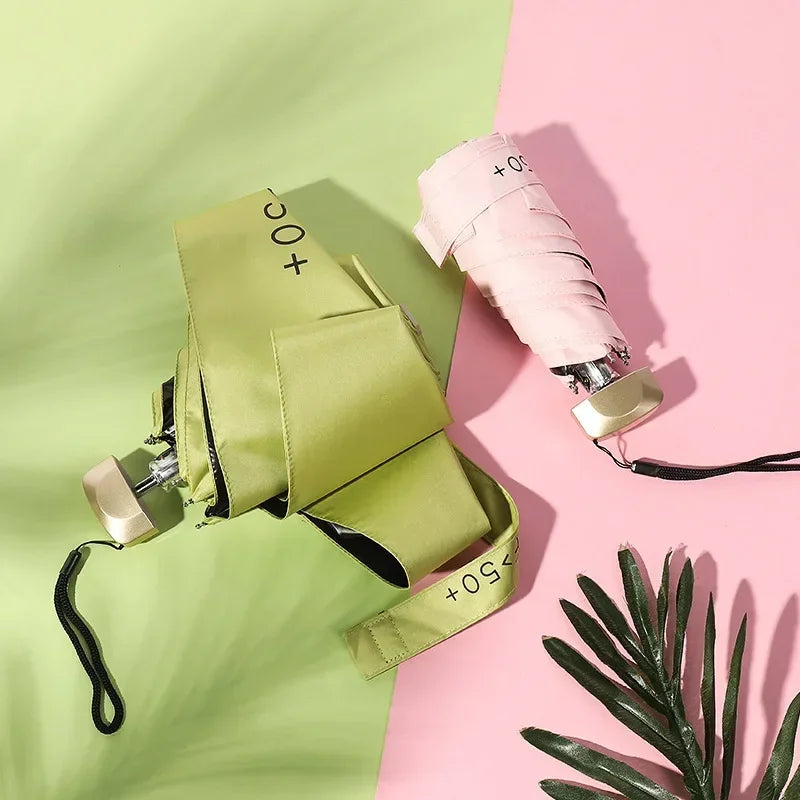 SkyShield – Mini-Regenschirm Reisegröße, UV-Schutz & winddicht