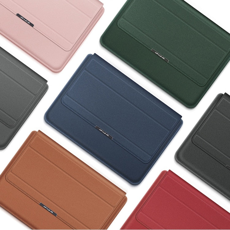 Opvouwbare Laptopstandaard & Sleeve – Ergonomisch Werkcomfort Vestragear