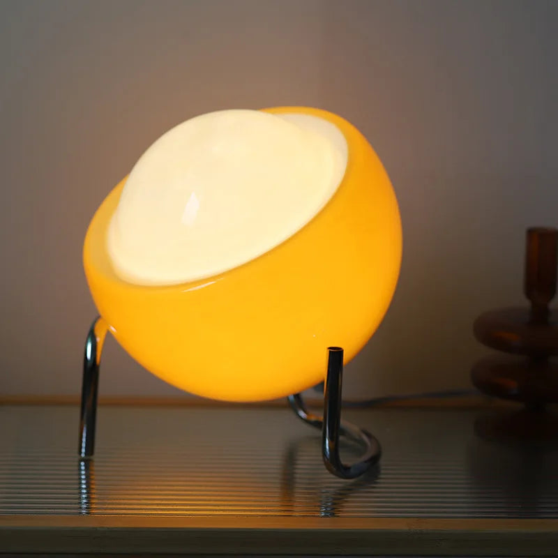 BauLume – Bauhaus glass table lamp LED – For living room & bedroom