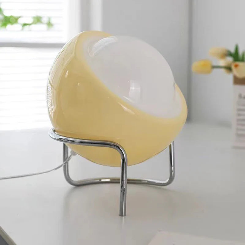 BauLume – Bauhaus glass table lamp LED – For living room & bedroom