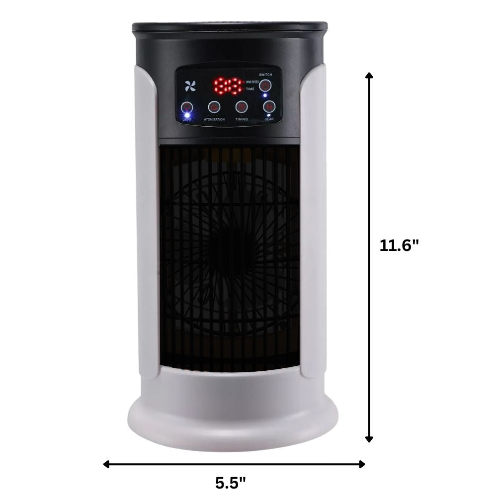 Mobile Klimaanlage 5-in-1 für Wohnung – Kühl-, Befeuchtungs- und Ventilationsgerät ohne Abluftschlauch 2