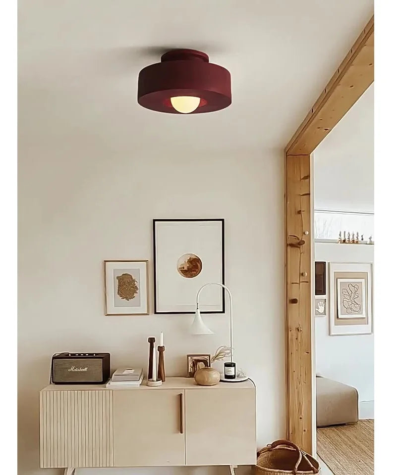NordicGlow – Moderne Deckenlampe skandinavisches Design – 30 cm weiß