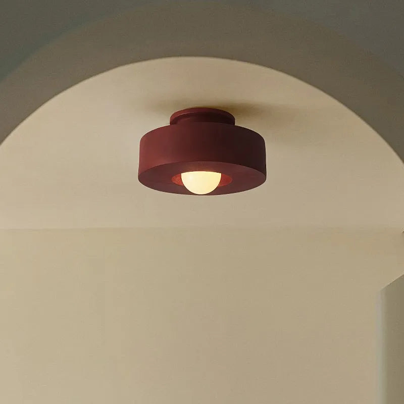 NordicGlow – Moderne Deckenlampe skandinavisches Design – 30 cm weiß