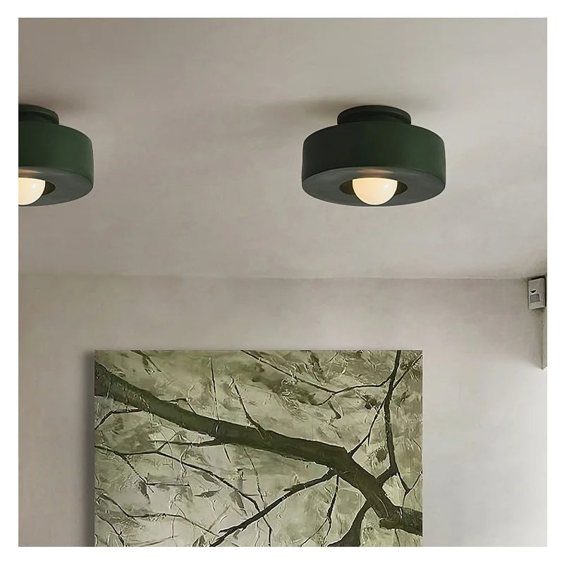 NordicGlow – Moderne Deckenlampe skandinavisches Design – 30 cm weiß