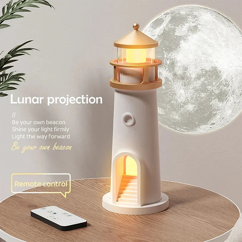 LunaBeam – Lighthouse moon projector lamp with sensor – Dimmable & Bluetooth