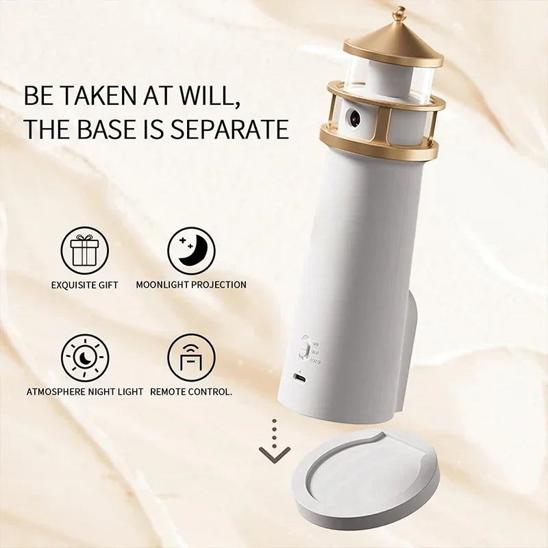 LunaBeam – Lighthouse moon projector lamp with sensor – Dimmable & Bluetooth