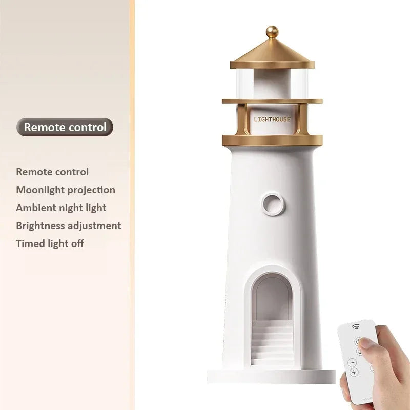 LunaBeam – Lighthouse moon projector lamp with sensor – Dimmable & Bluetooth