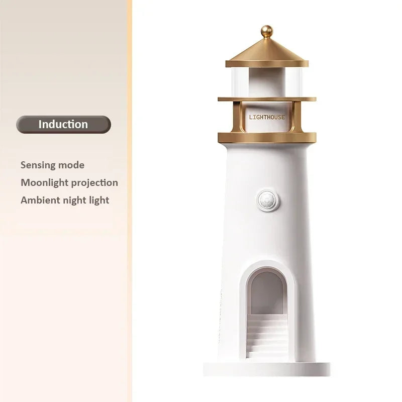 LunaBeam – Lighthouse moon projector lamp with sensor – Dimmable & Bluetooth