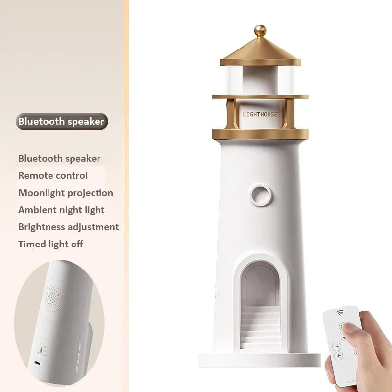 LunaBeam – Lighthouse moon projector lamp with sensor – Dimmable & Bluetooth