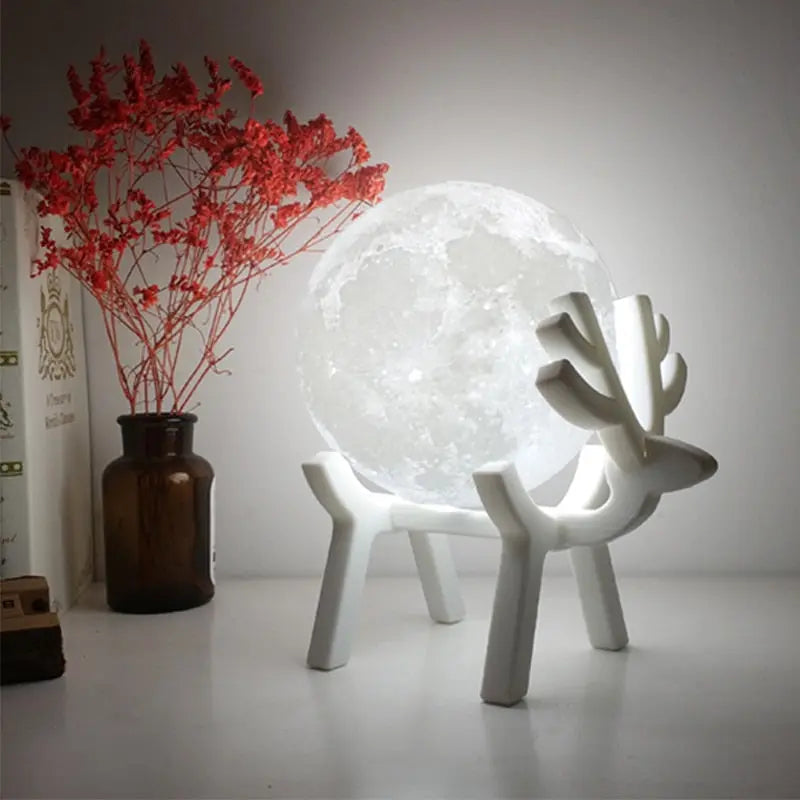 CalmAura – Lampe & Luftbefeuchter dimmbar – Leise zur Entspannung  