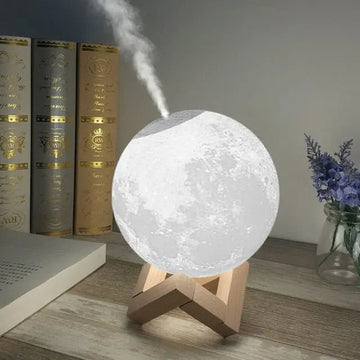 CalmAura – Lampe & Luftbefeuchter dimmbar – Leise zur Entspannung  