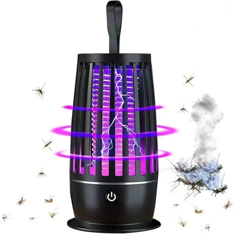 Muggenlamp voor Slaapkamer - USB Oplaadbaar, Stil en Draagbaar Nachtlicht 0