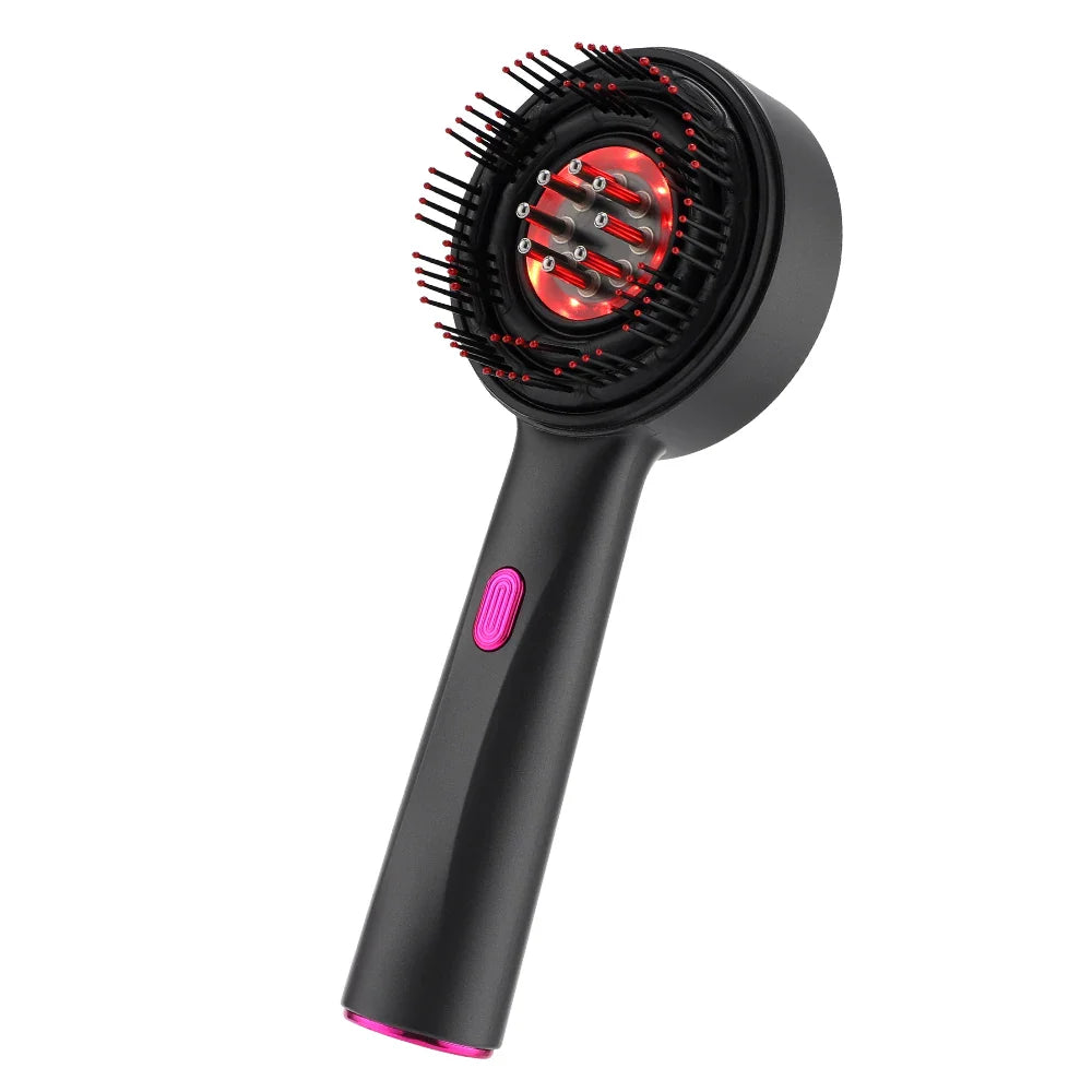 Multifunktionaler elektrischer Kopfhautmassagekamm mit Infrarotlicht 8