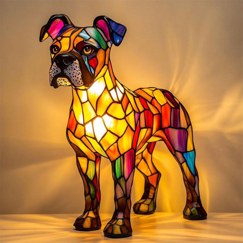 Nachtlicht Kinder | Künstlerische LED-Nachtlampe mit USB-Stromversorgung | Charmante Hunderassen für eine gemütliche Atmosphäre 6