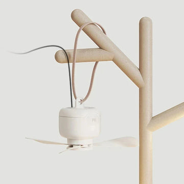 Melzano Luxueuze ventilador de teito con iluminación LED