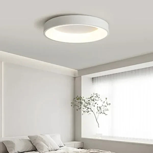 Melzano EleganLight | Lámpara de teito LED redonda escandinava para iluminación cálida e elegante