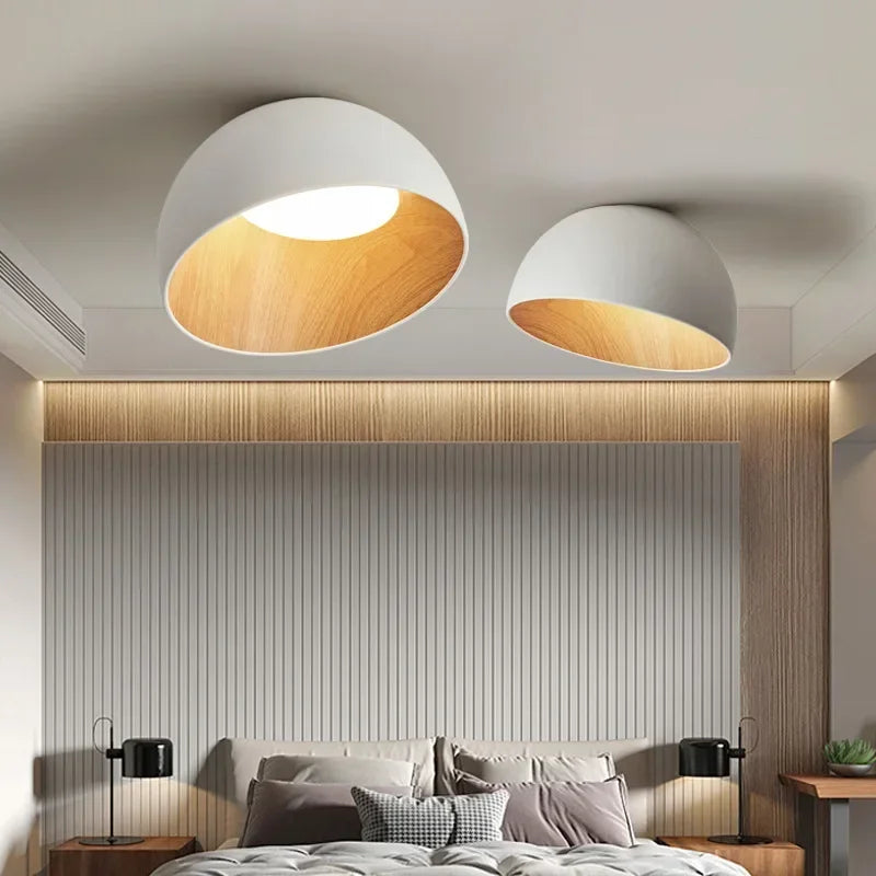 NordWood – Scandinavian LED ceiling lamp wood – Dining & bedrooms