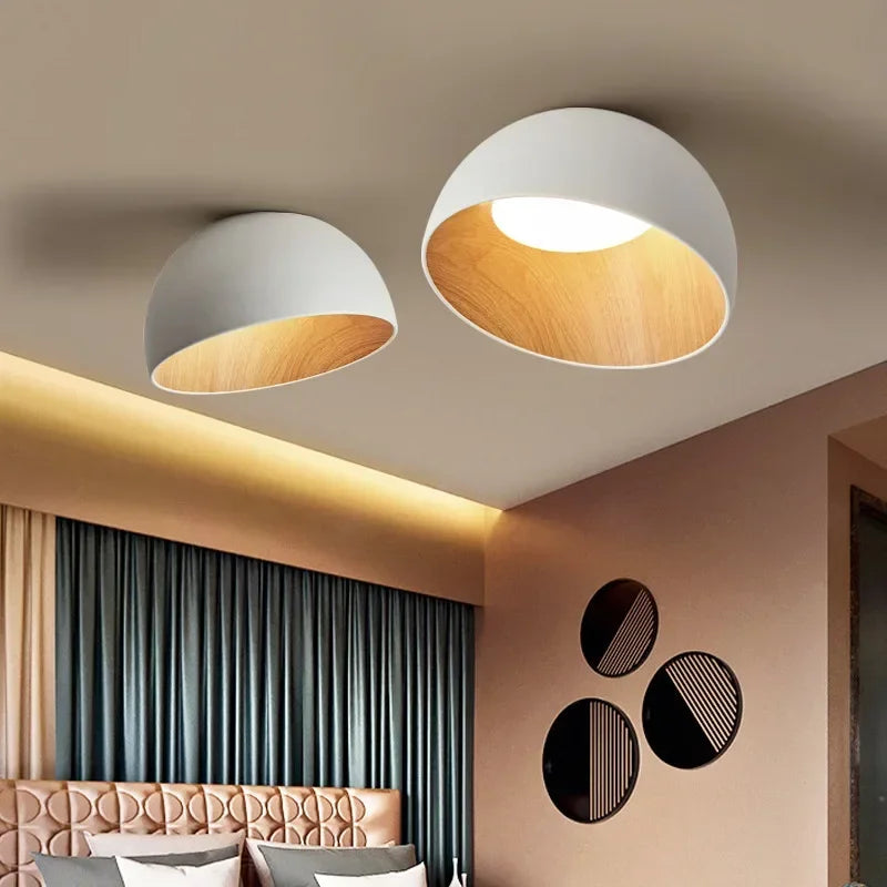 NordWood – Scandinavian LED ceiling lamp wood – Dining & bedrooms