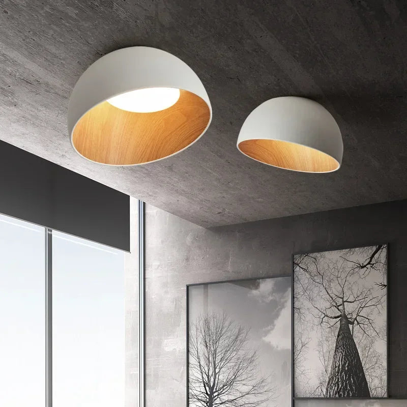 NordWood – Scandinavian LED ceiling lamp wood – Dining & bedrooms