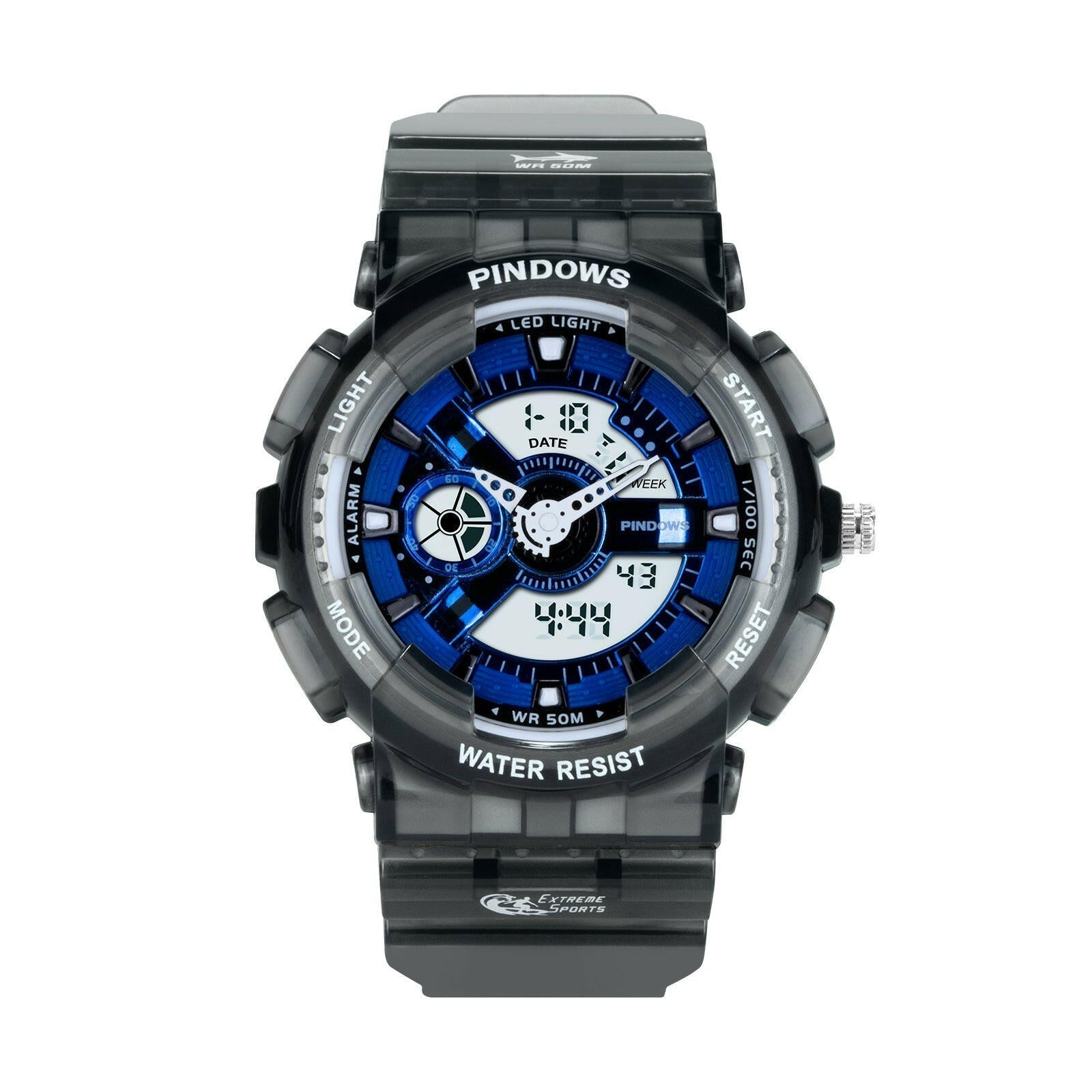 Revalki Chrono | Sport Digitaal Horloge voor Mannen Schokbestendig en Waterdicht