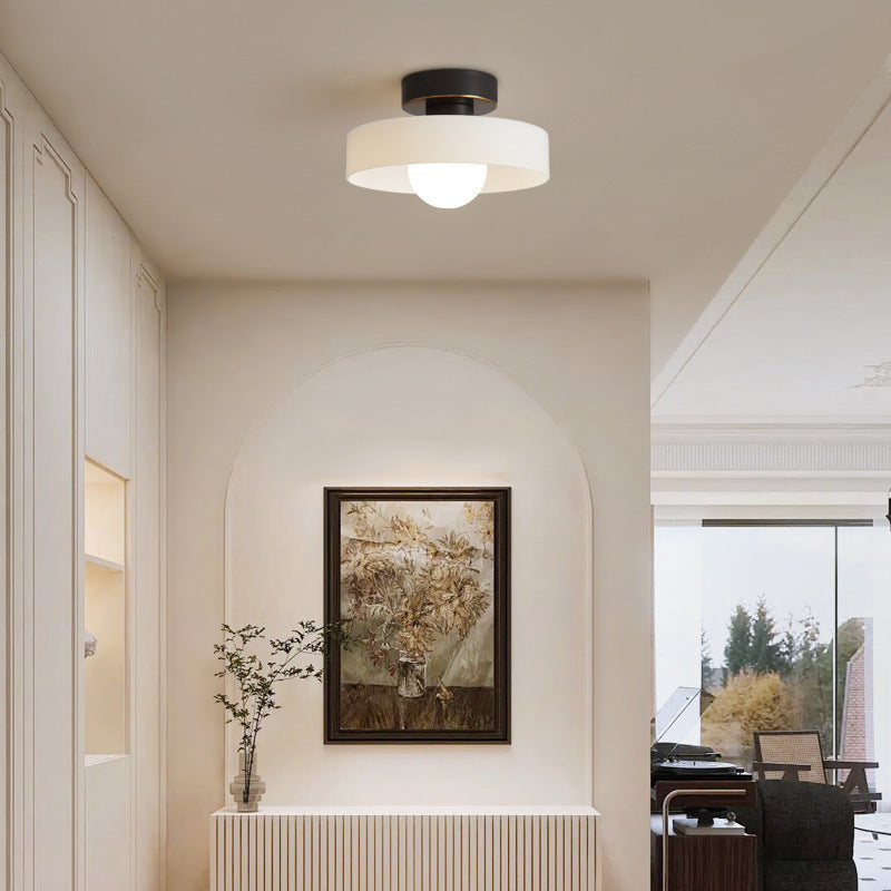 Maisoné – Bauhaus ceiling lamp French design – Glass & brass E27